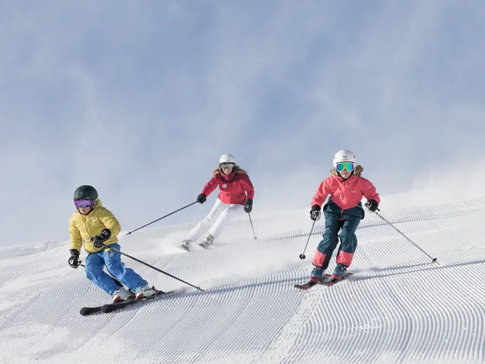 Skifahren im Skicircus 