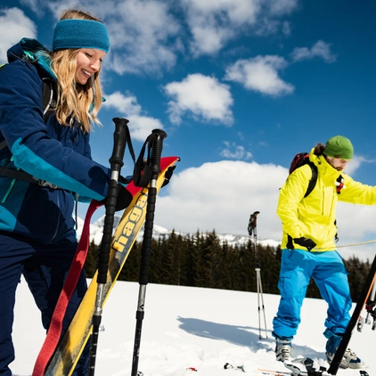 Winterurlaub genießen bei einer Skitour © SalzburgerLand Tourismus / Markus Berger