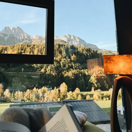Ausblick im Ruheraum